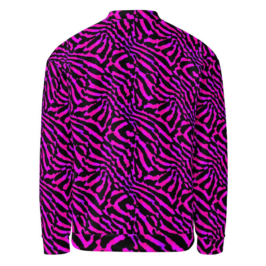 Purple Zebra Bomber Jacket product image (2)
