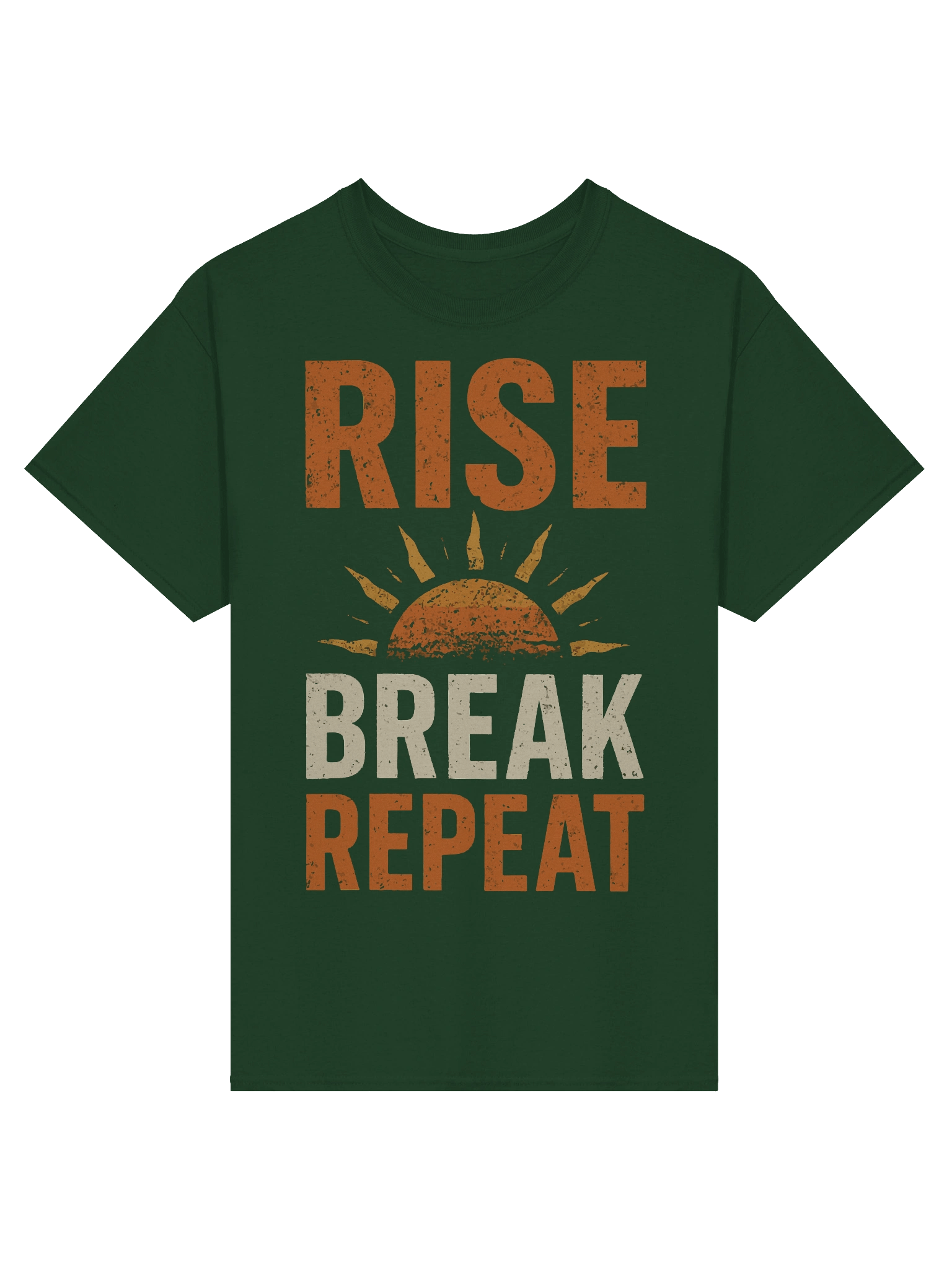 Rise • Break • Repeat – Motivational Sunrise Tee product image (1)