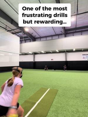 This drill can feel like torture but you can see the hard work payoff too!  #softball #pitching #softballpitcher #beginnerpitcher #creatorsearchinsights 