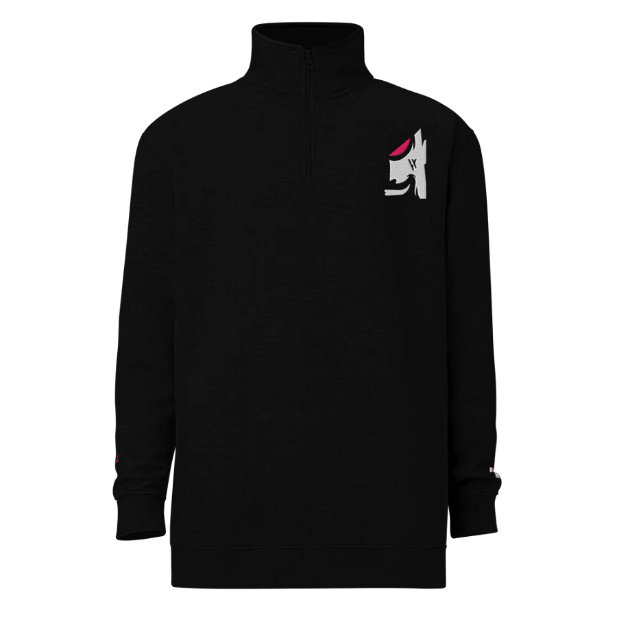 The VH Henchman Unisex Fleece Pullover with Bkly Tich Pink accents product image (1)
