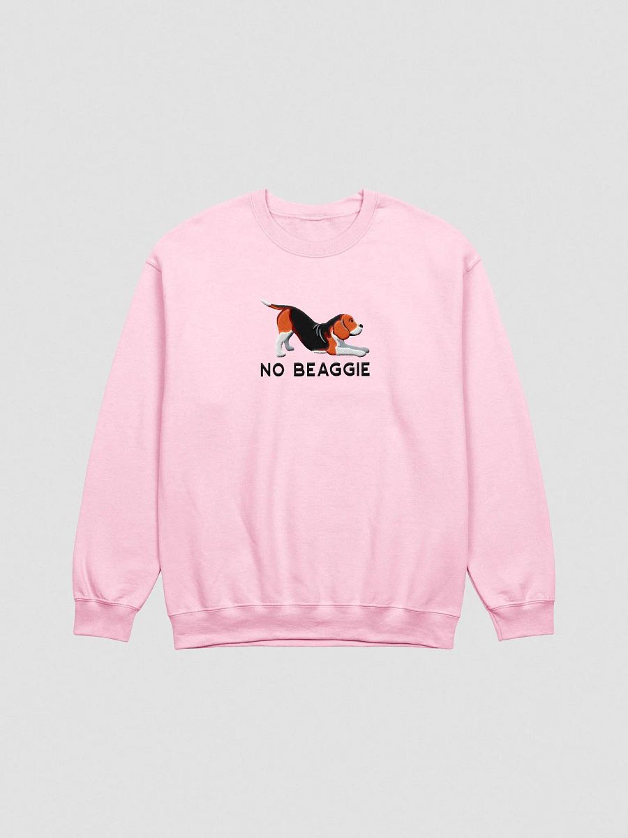 No Beaggie Sweatshirt (Embroidered) of a Beagle(Tricolor) product image (4)