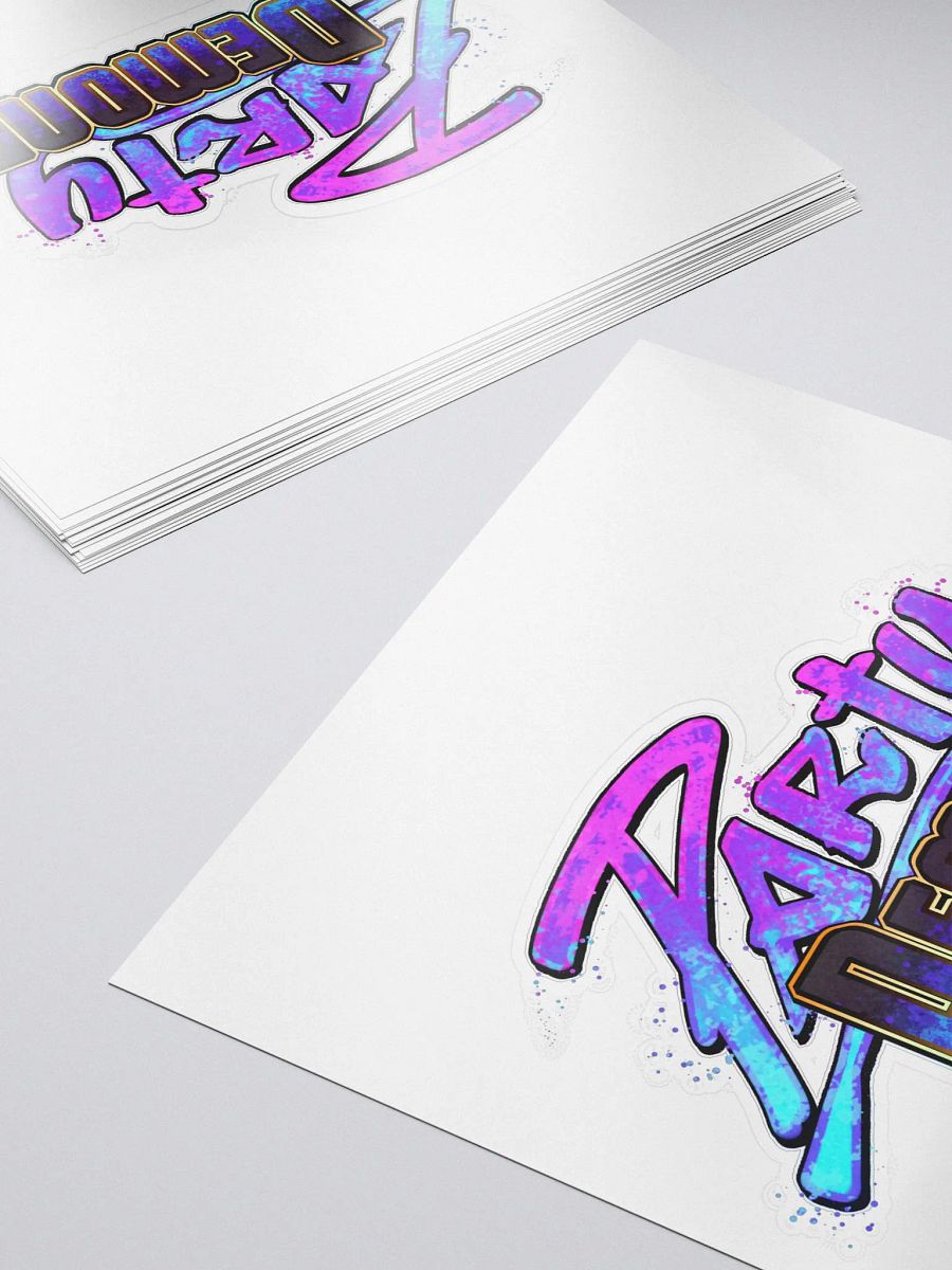 PartyDemoness Logo Sticker product image (5)