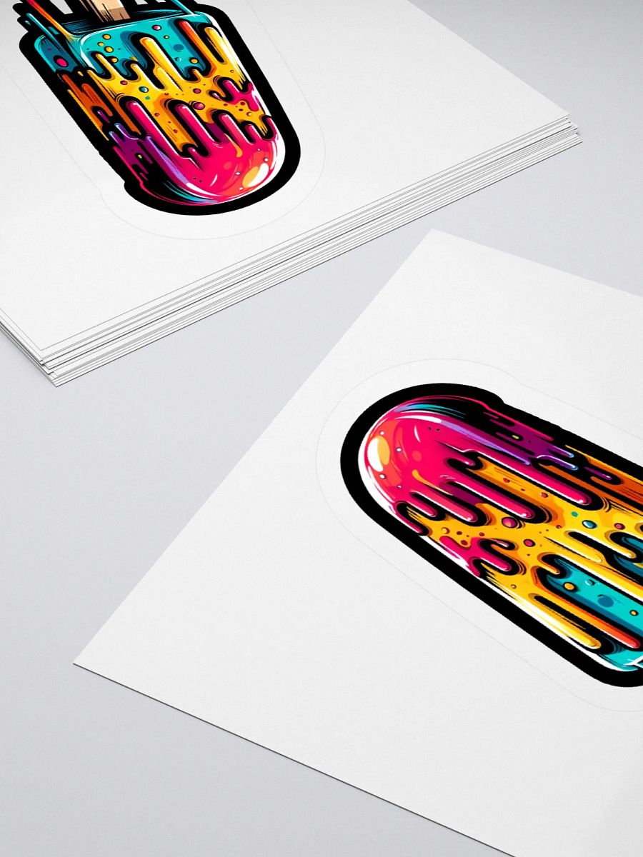 Melted Popsicle Summer Sticker product image (4)