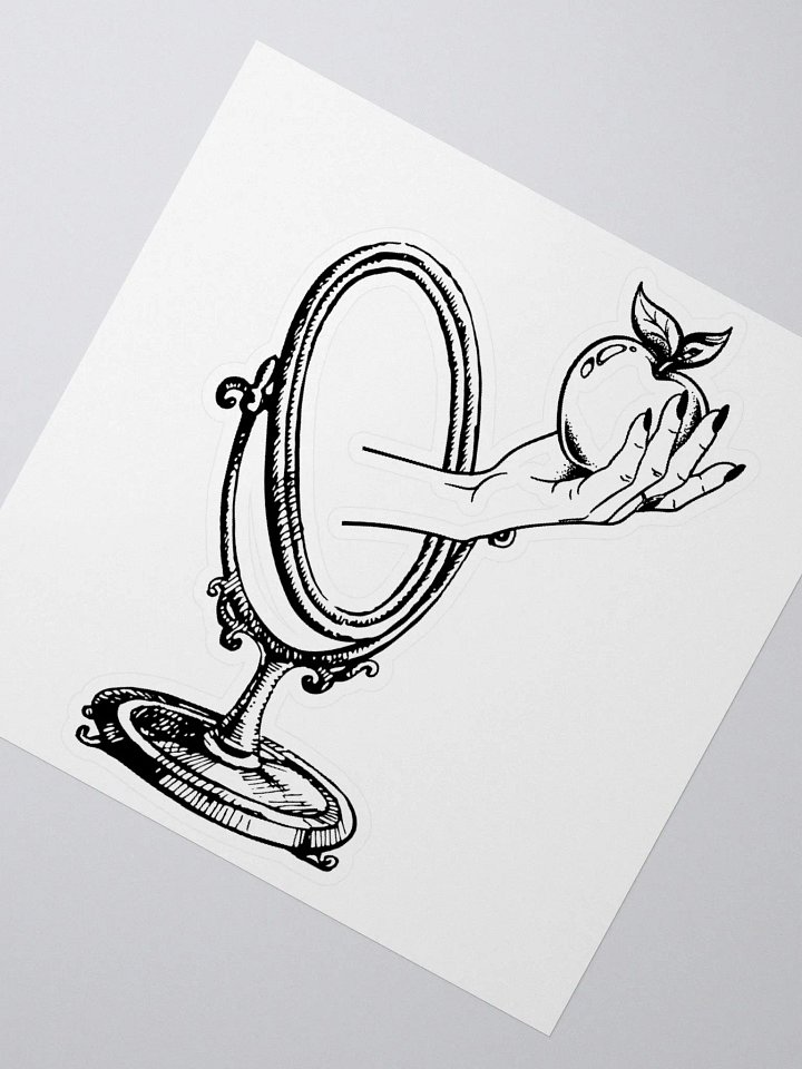 Hand in Mirror 2 Sticker product image (2)