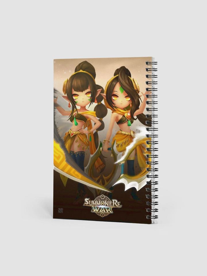 Summoners War Twins Spiral Notebook product image (2)