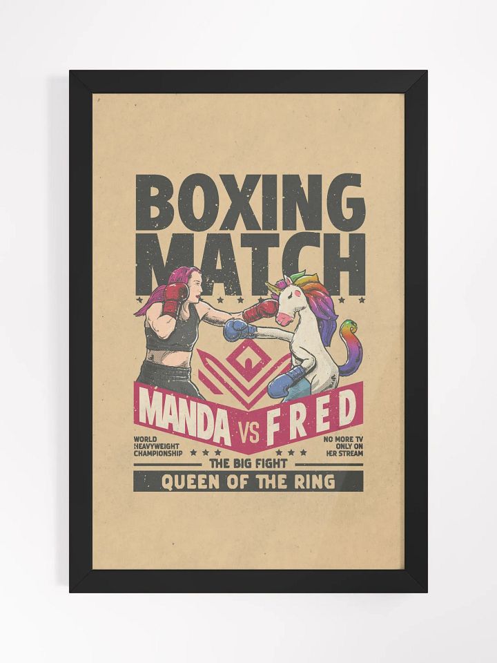 Manda vs Fred Wall Decor product image (1)