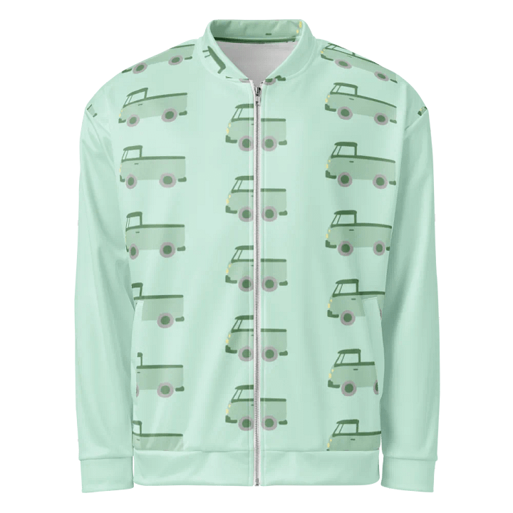 Vibrant Grid Cars All-Over Bomber Jacket product image (2)