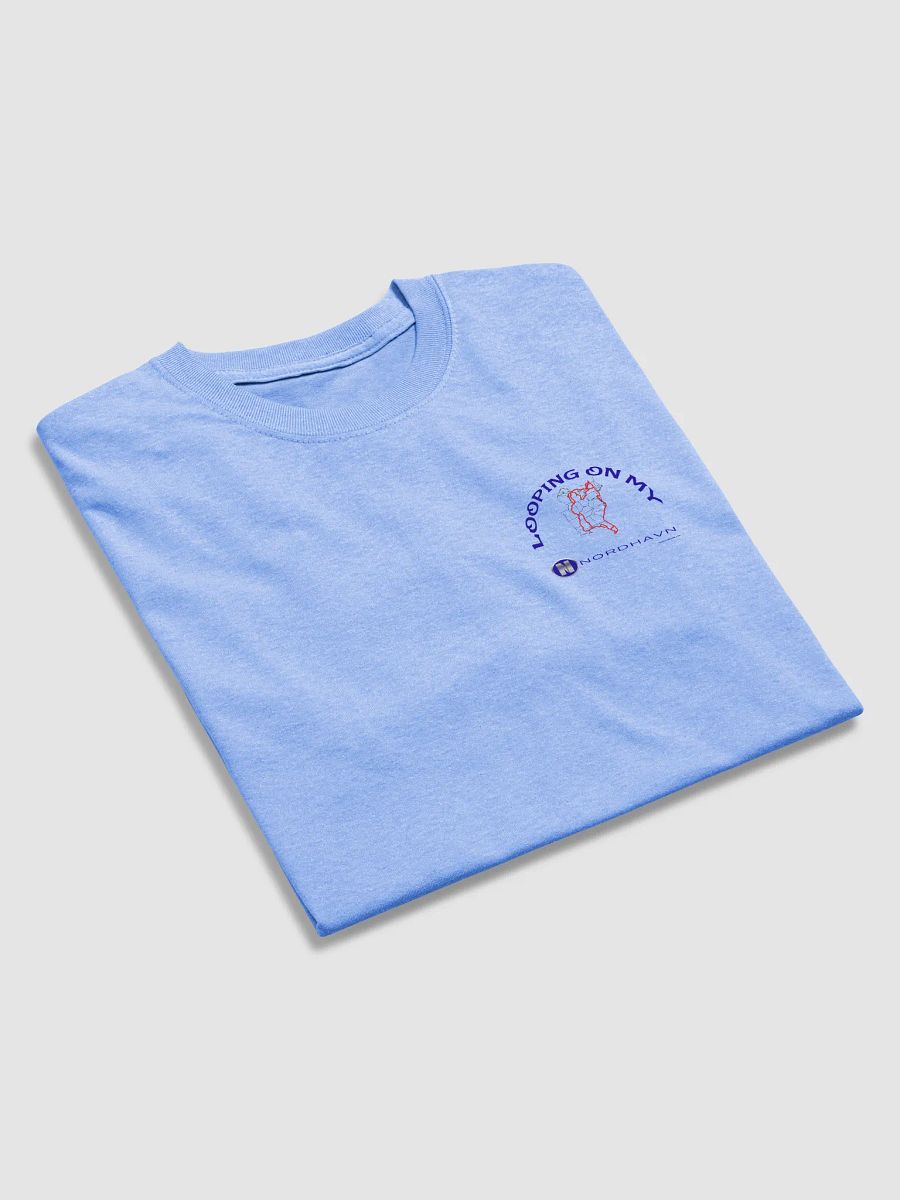 Looping On My Nordhavn - T-Shirt - Light Shirt w/Blue Logo product image (4)
