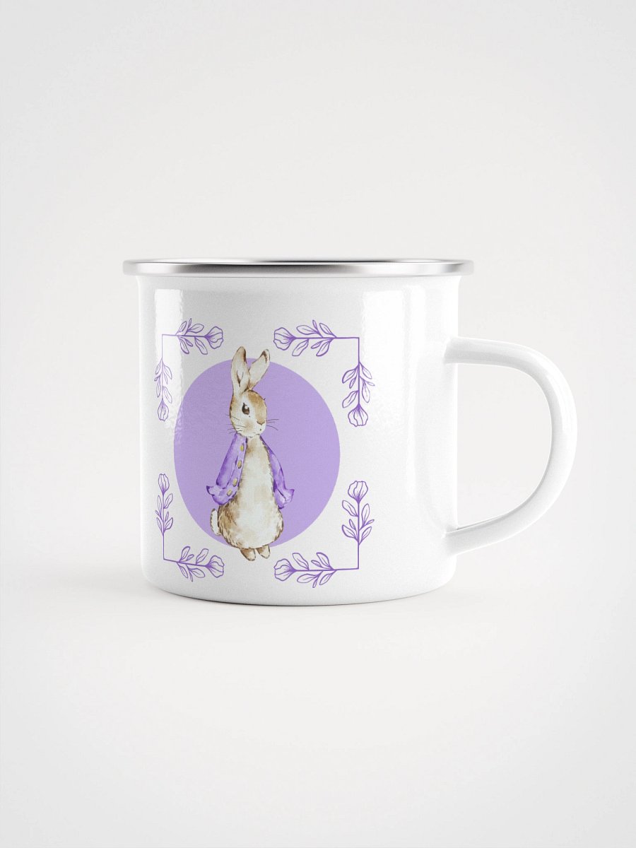 Whimsical Wanderlust Rabbit Enamel Mug product image (1)