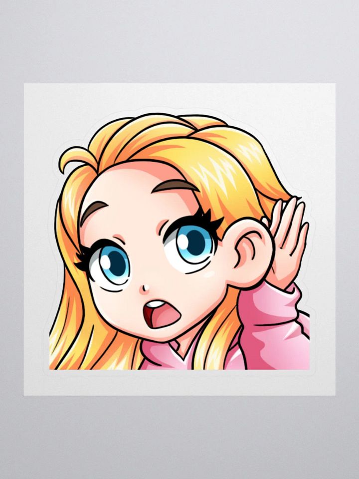 Melissa Listen Emote Sticker product image (1)