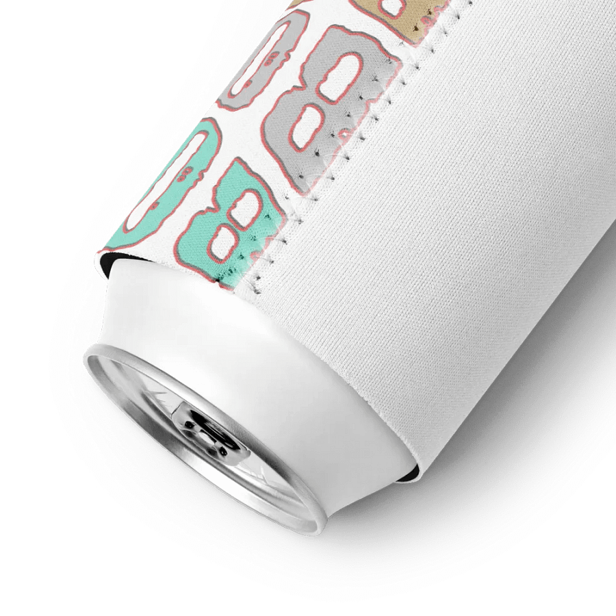 Mess Swirl Bowling Word Art Can Cooler product image (11)