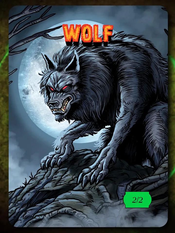 Wolf 2/2 Full Art Token product image (1)