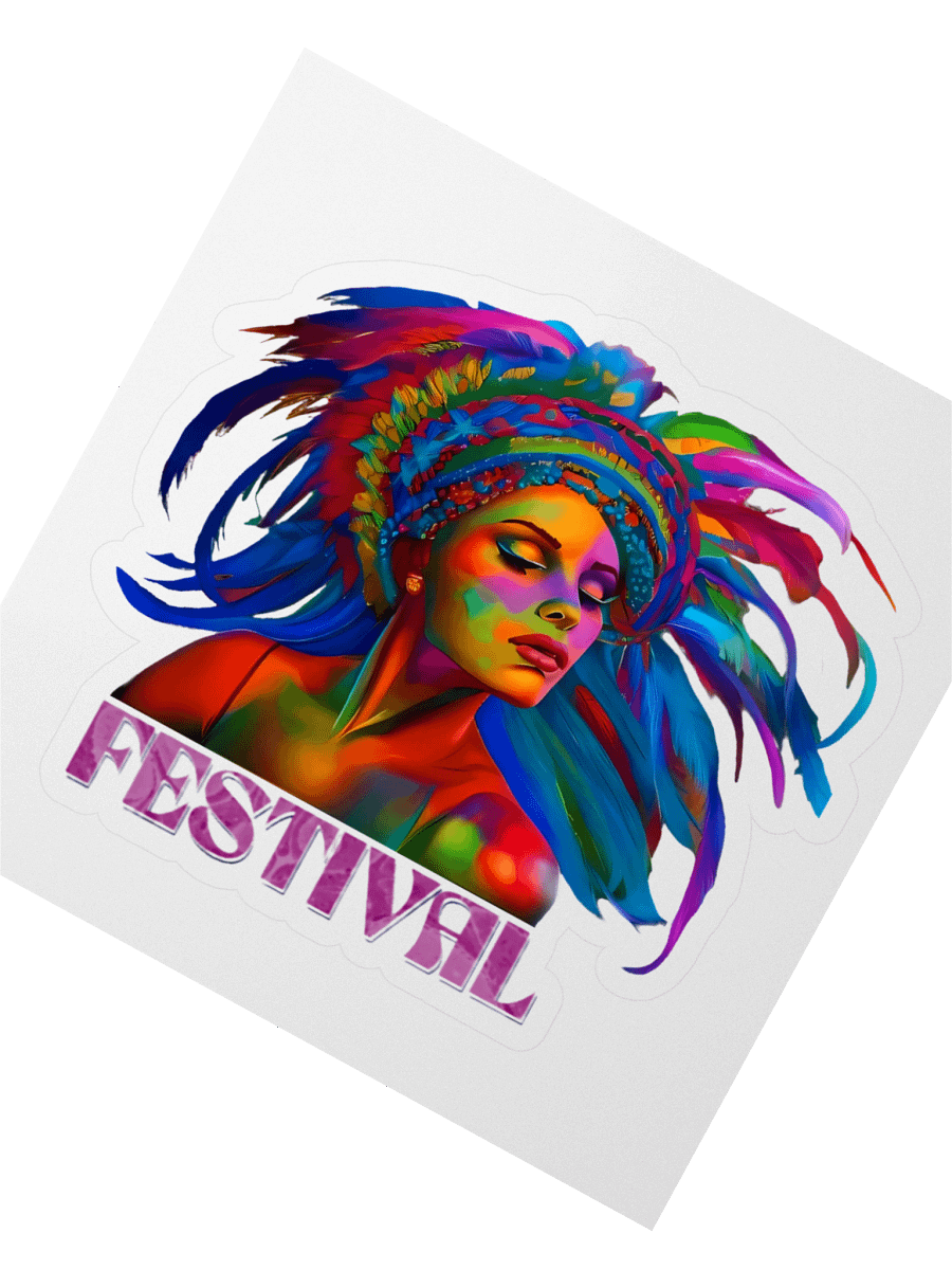 Festival Spirit Kiss Cut Stickers product image (2)