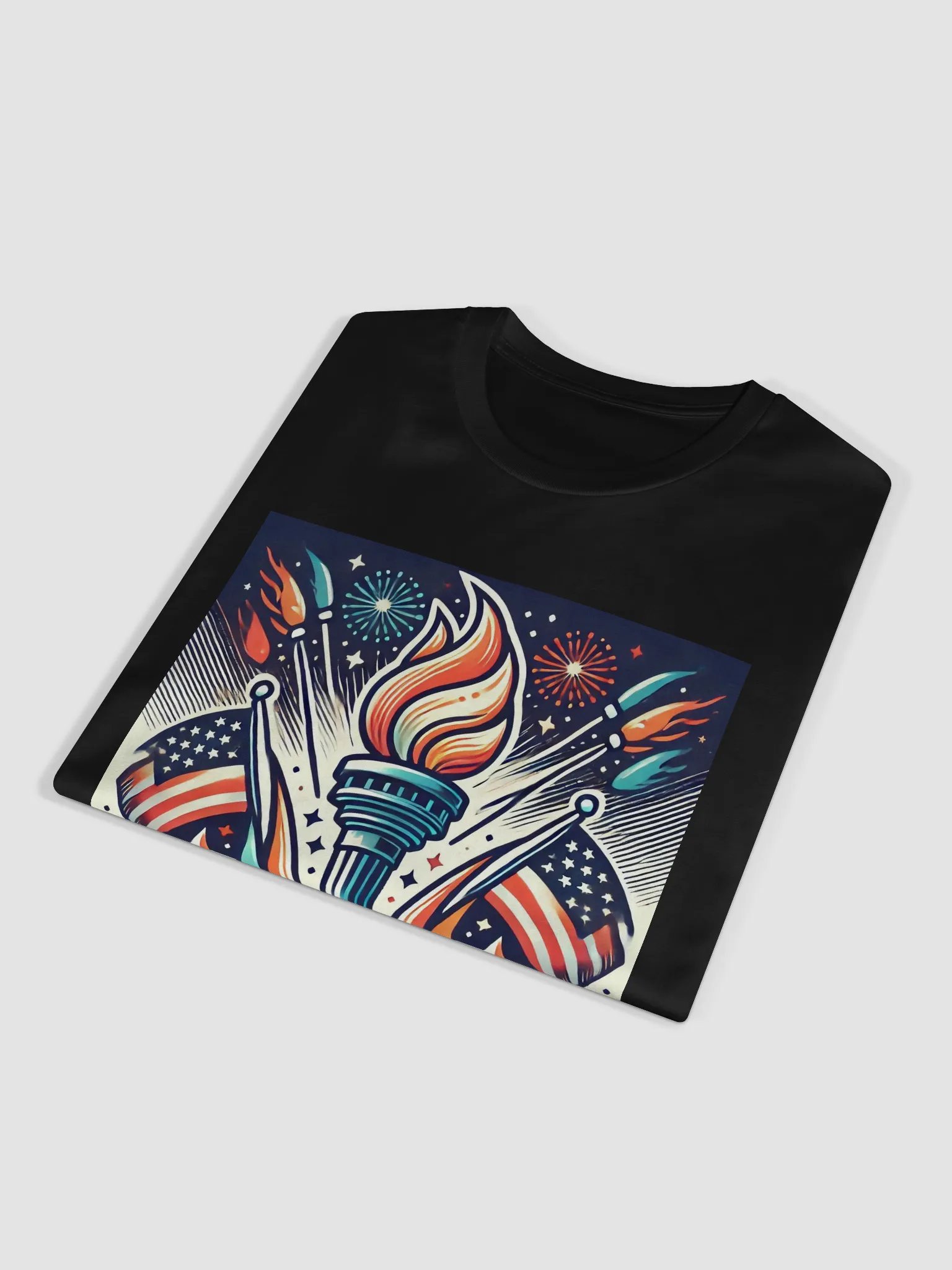 Liberty Flames Patriotic T-Shirt product image (16)