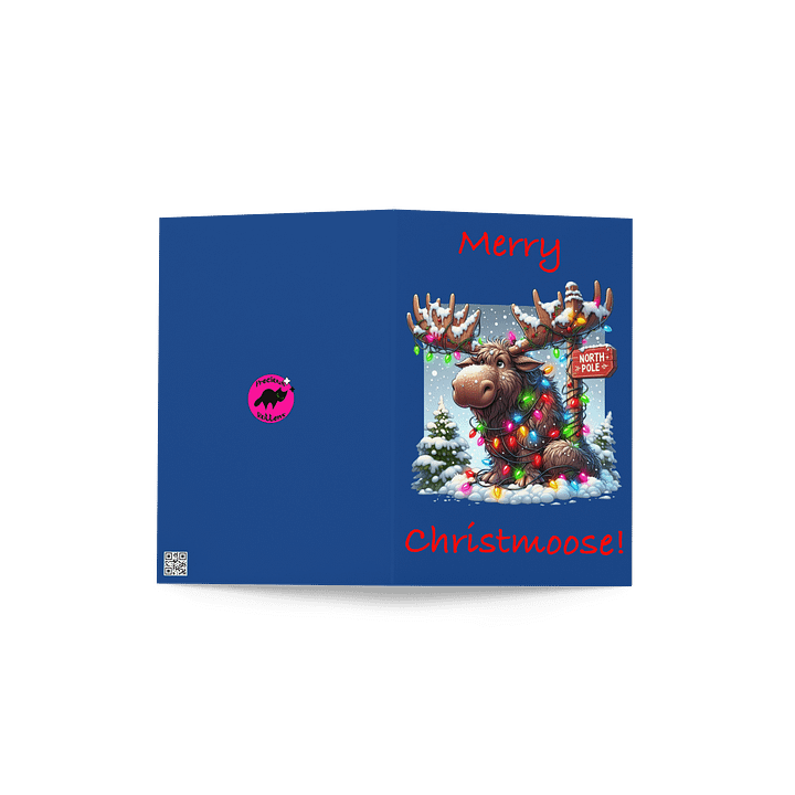 Merry Christmoose Greeting Card product image (2)