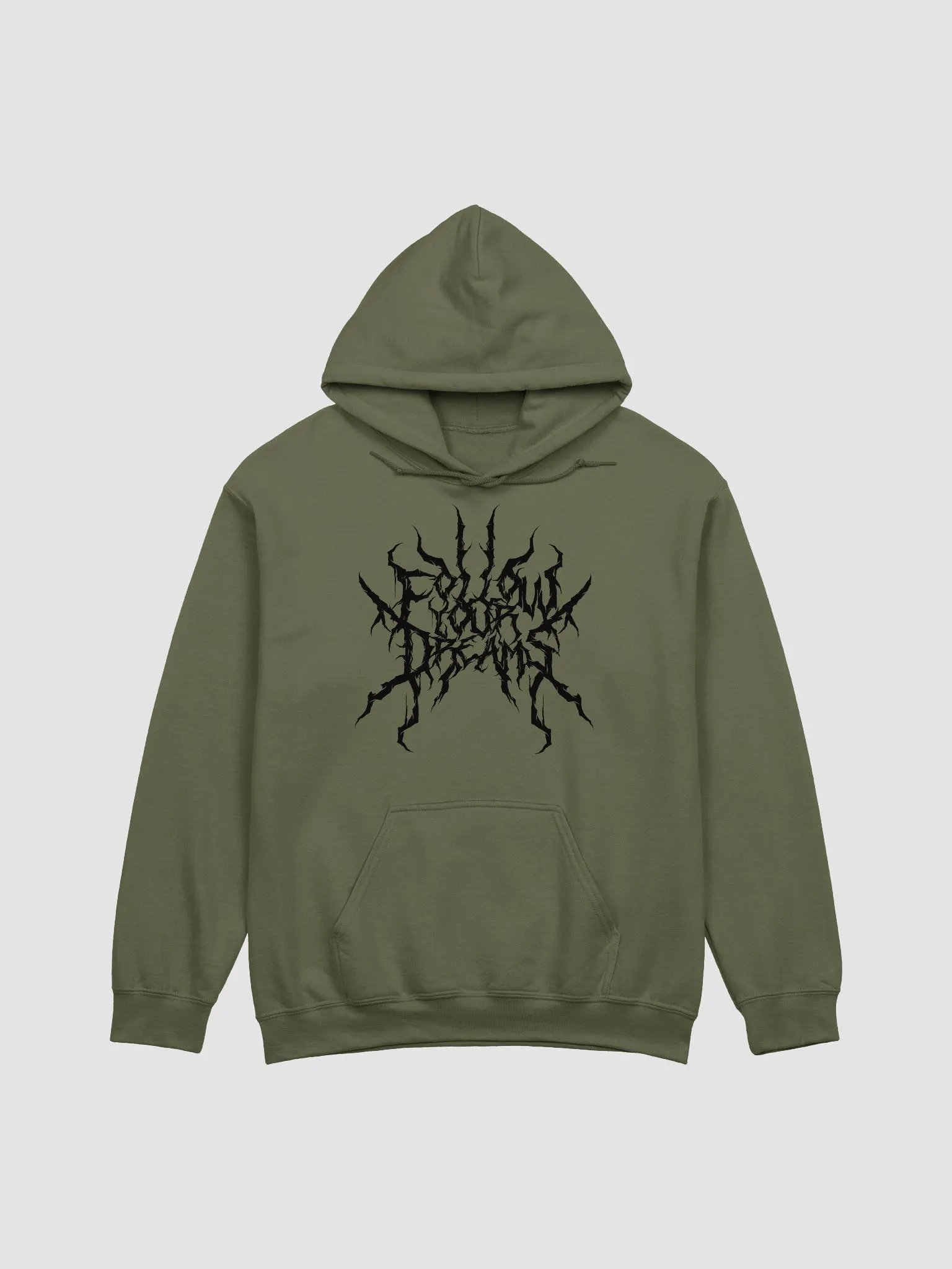 Metal Krewmate Hoodie - Follow Your Dreams (Black Logo) product image (1)