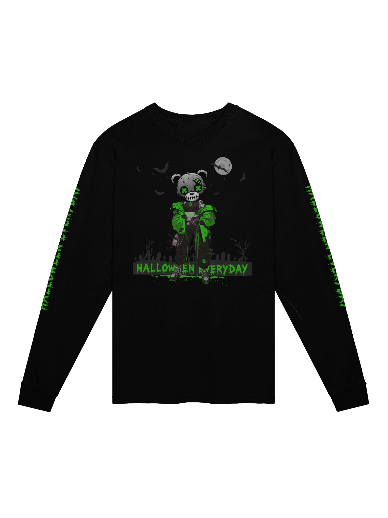 Halloween Everyday Spooky Bear Unisex Long Sleeve T-Shirt product image (1)