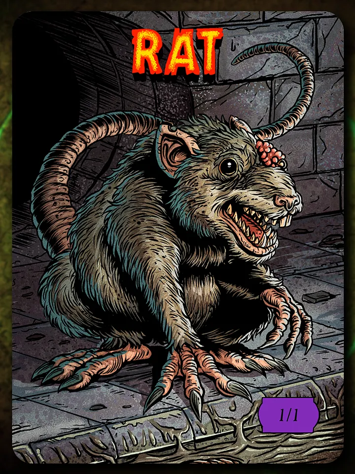 Rat 1/1 Full Art Token product image (1)