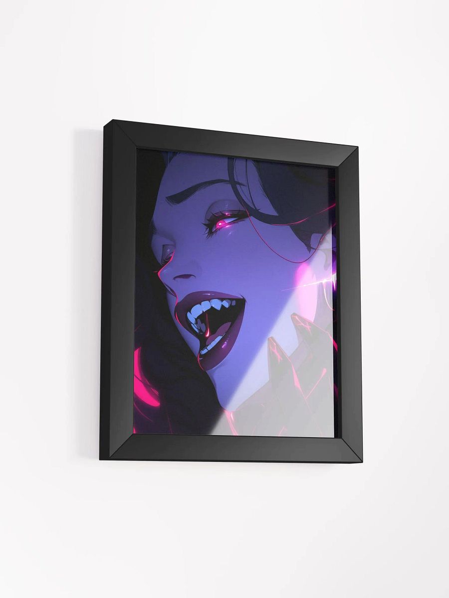 Framed Neon Nocturnal Vamp Poster product image (20)