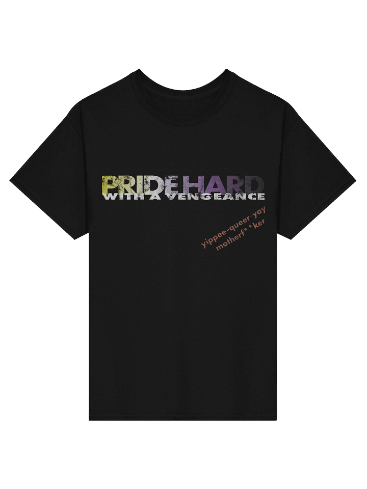 Non-binary "Pride Hard" Tee product image (1)