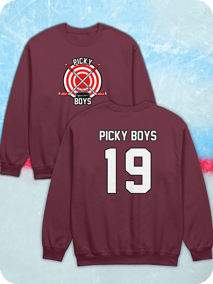 Picky Boys Hockey Club Crewneck (4 Colors) product image (1)