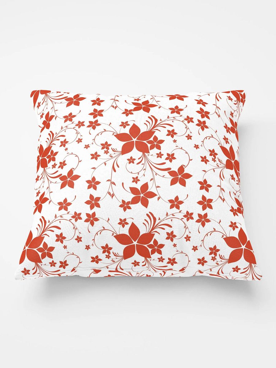 Sublicolor 611S Red Flowers Printed Pillow product image (1)