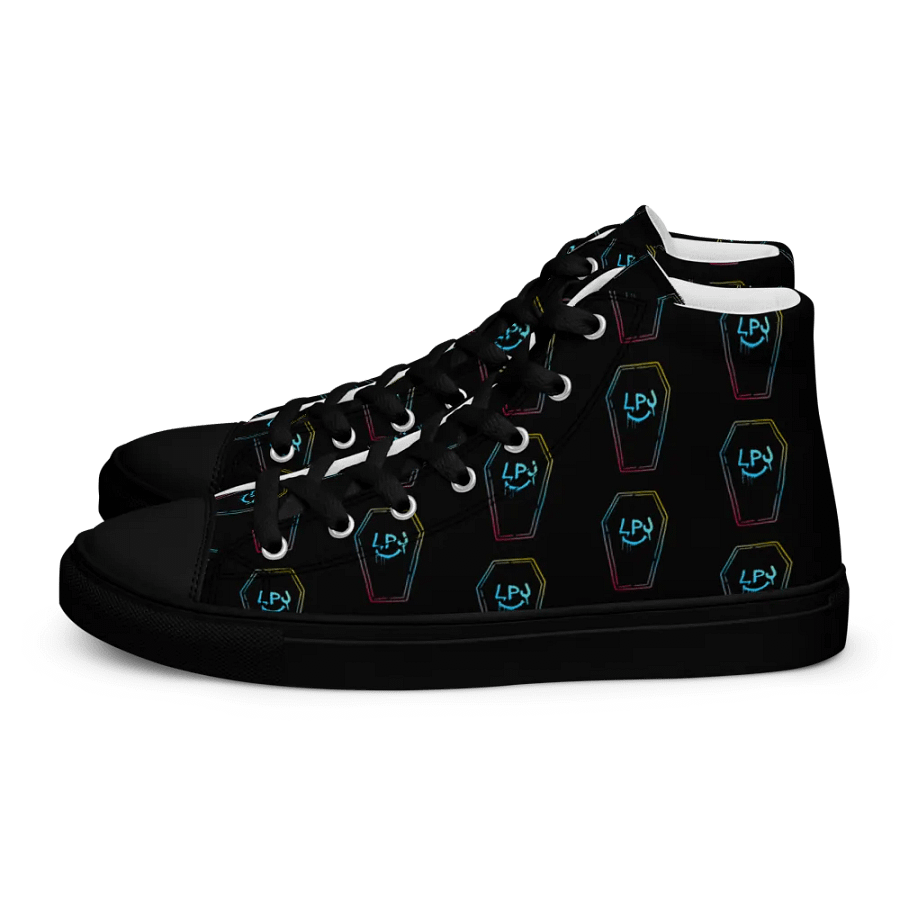 LPJ All-Over Coffin Canvas Print Hi-Tops product image (2)