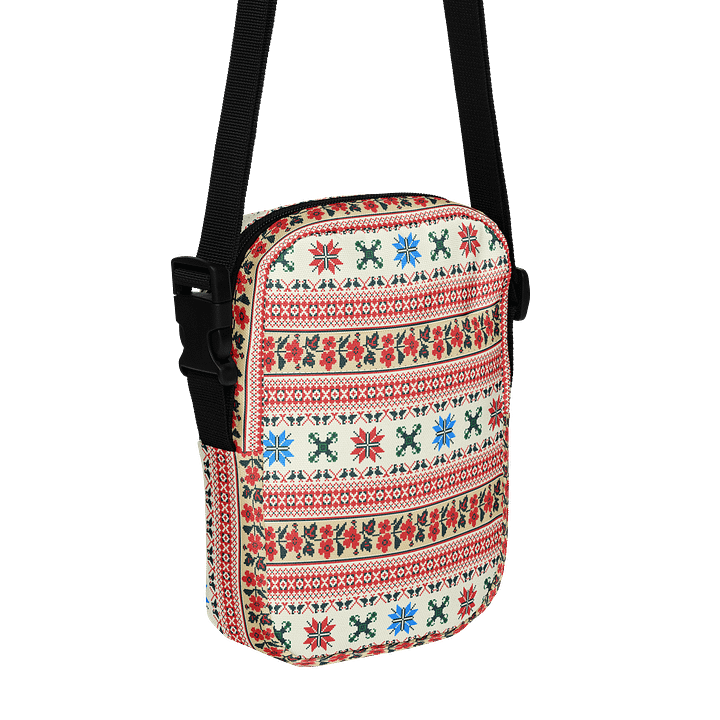 Neutral Palestinian Tatreez Crossbody Bag product image (1)