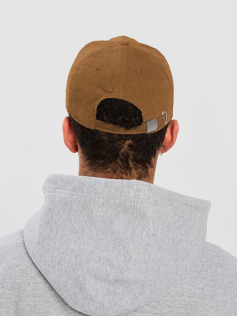 Photo showing Beechfield Corduroy Dad Hat