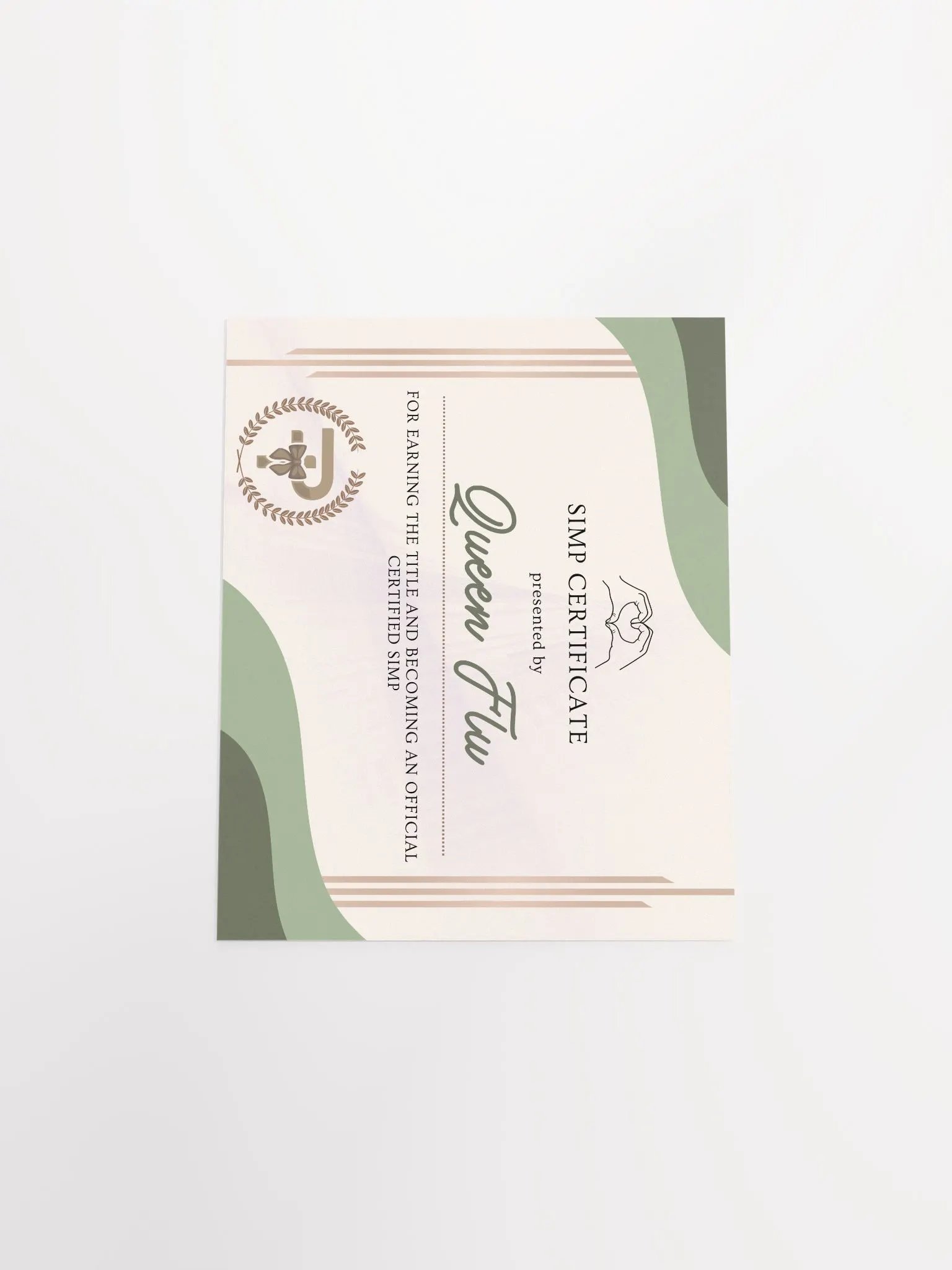 Official Simp Certificate product image (4)