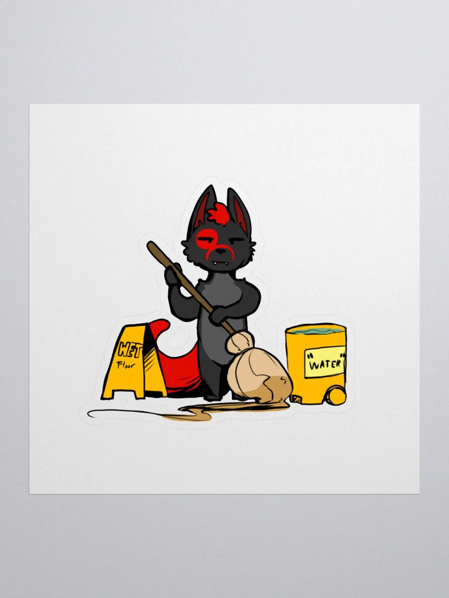 Janitor Fury Sticker product image (1)