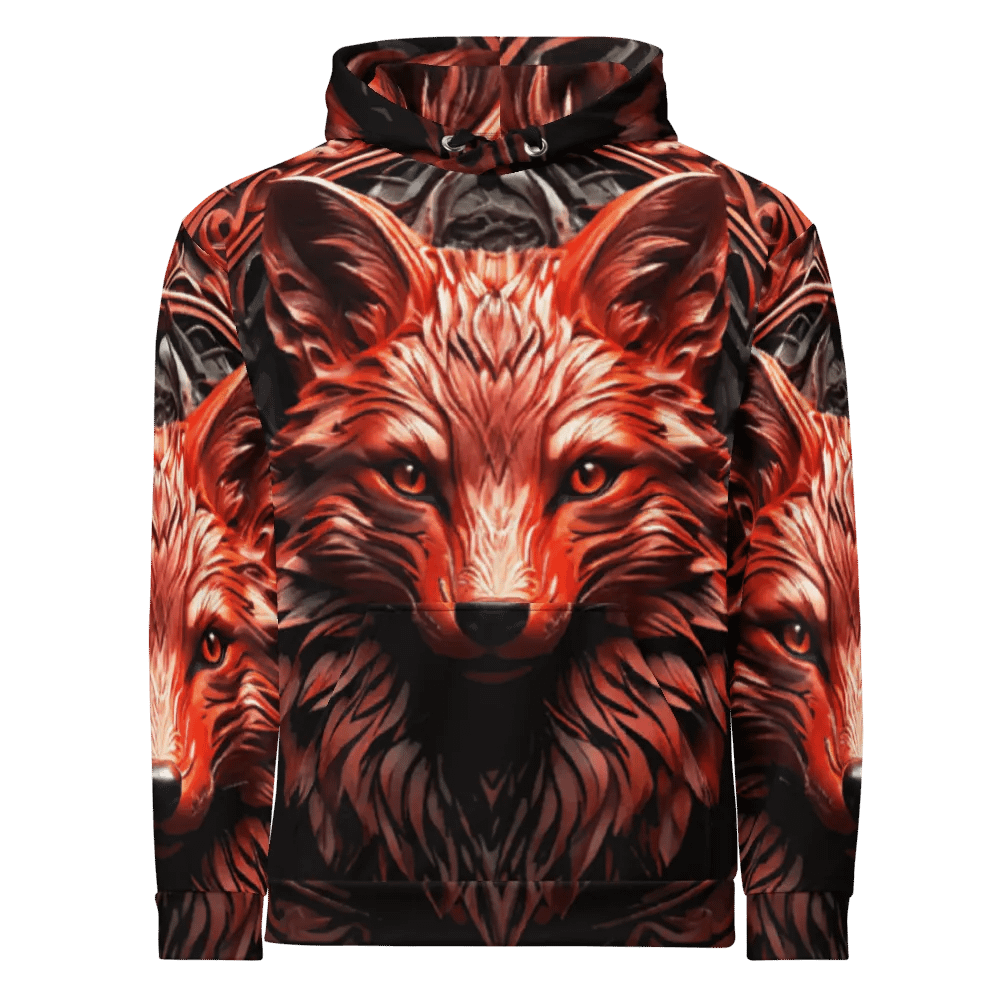 Tsula agigage (Red Fox) ᎬᏂᎨᏧᎵ - In Red Wood product image (6)