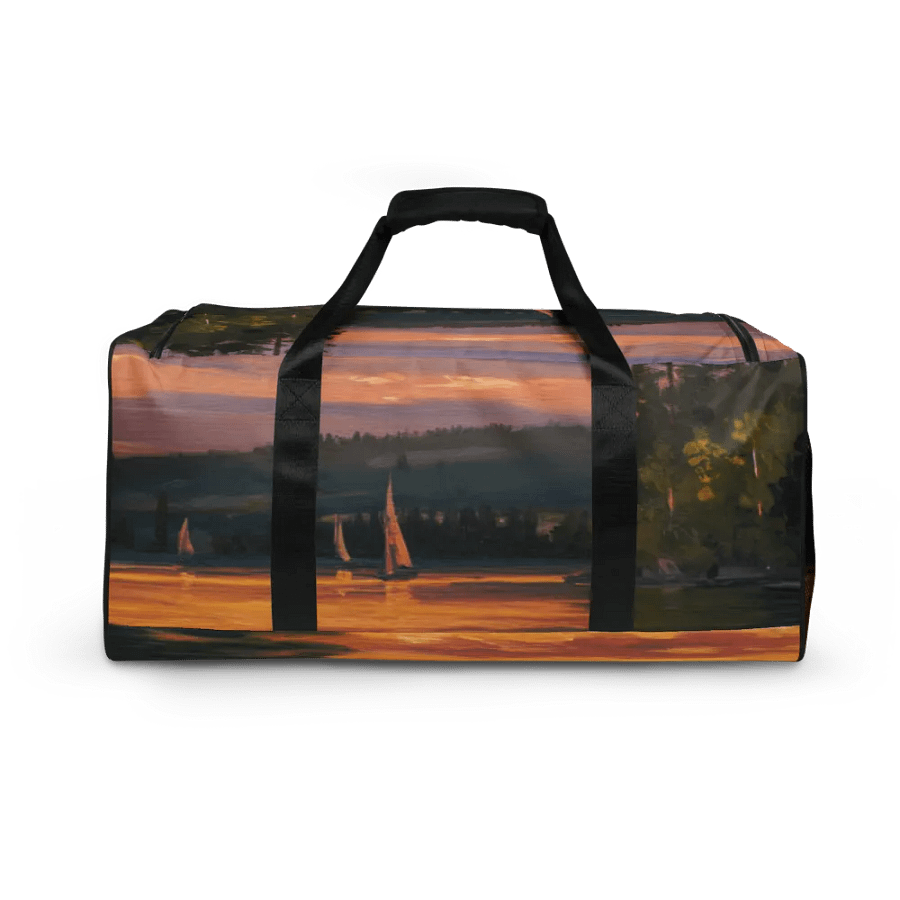 Sunset Lake Sailing, Duffle Bag product image (4)