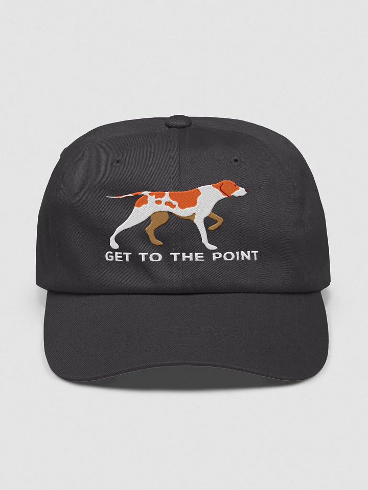 Get to the Point(2) Classic Dad Hat(Embroidered) of an English Pointer product image (1)