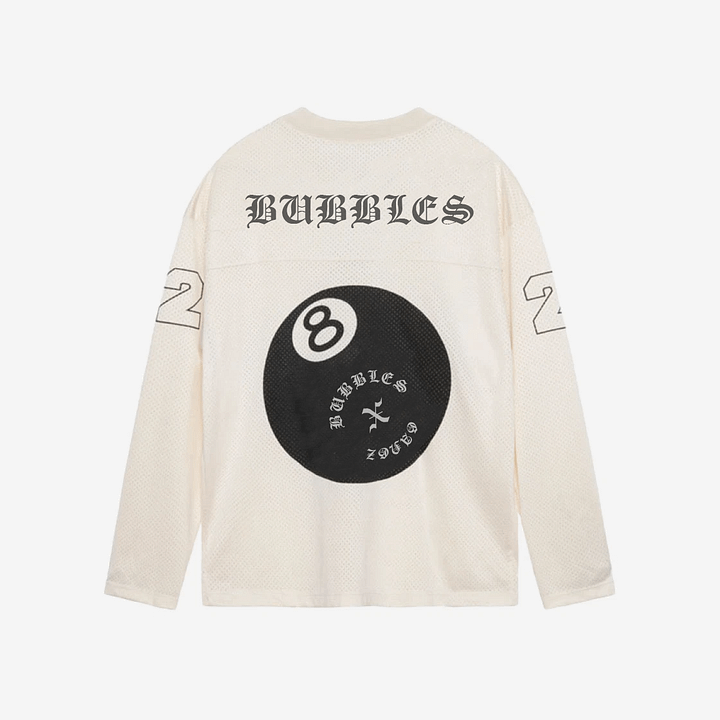 BUBBLESGANGZ 8 BALL JERSEY - MILKY WHITE product image (1)