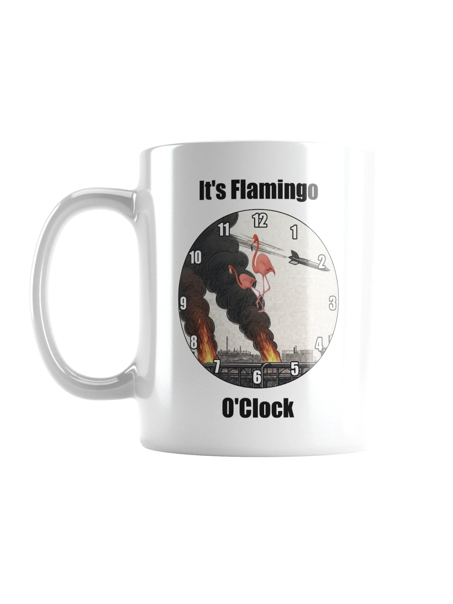 Flamingo o'clock mug product image (1)