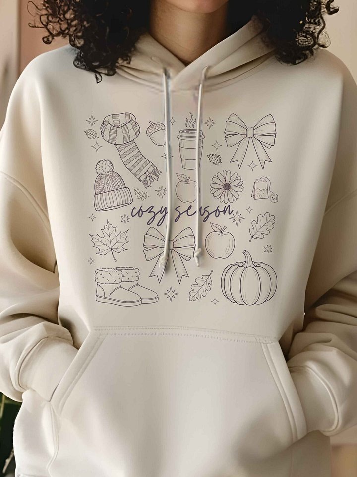 Vintage Fade Cozy Season Hoodie product image (7)