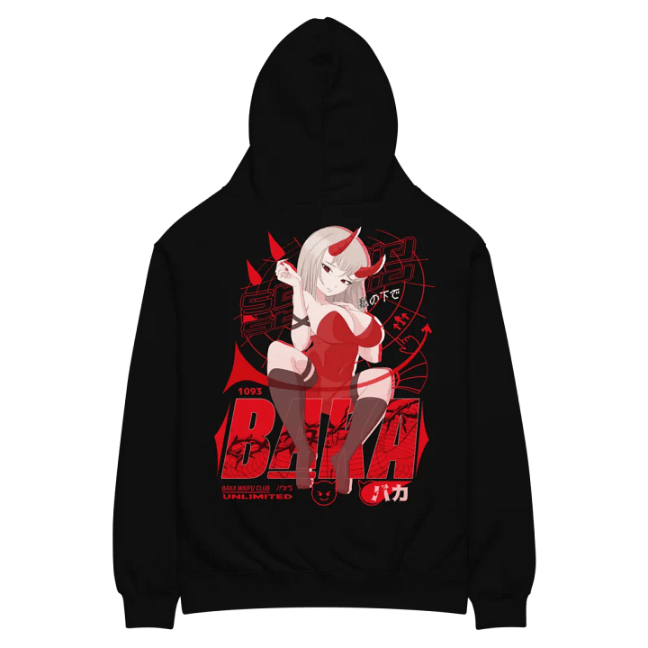 Baka Waifu Club Hoodie product image (2)