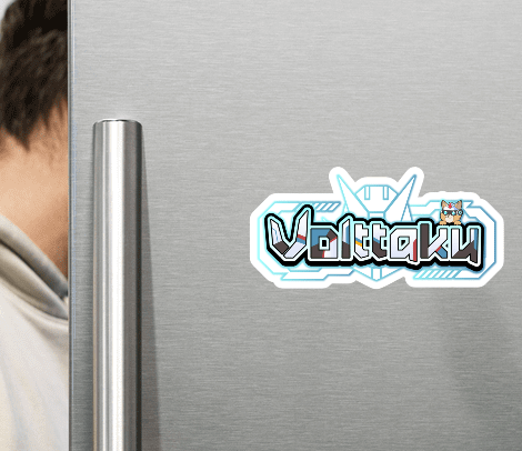 Volttaku Logo Magnet with Taku product image (1)