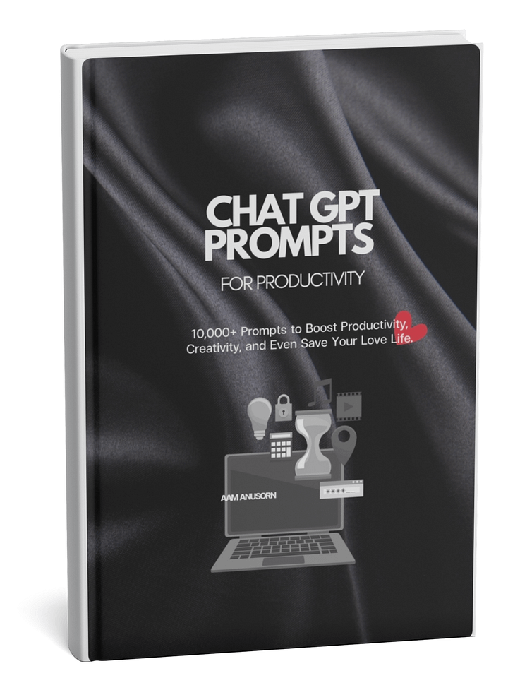 ChatGPT Prompts for Productivity - 15,000+ Prompts to Boost Productivity, Creativity, and Even Save Your Love Life. | E-Book product image (2)