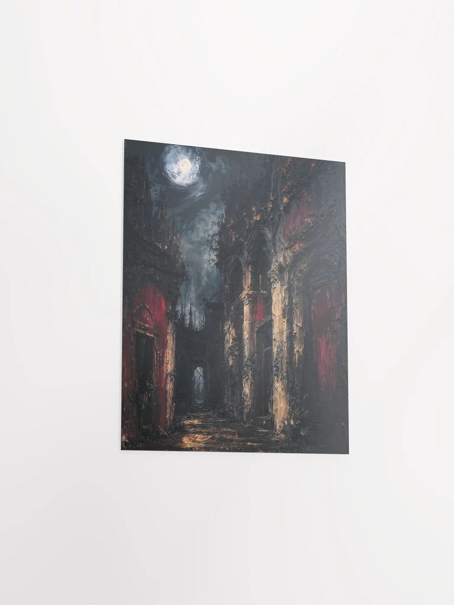 Moonlit Gothic Passage Poster product image (20)