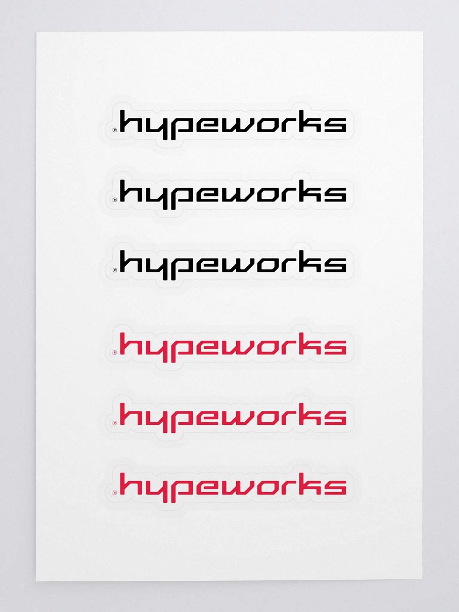 HYPEWORKS Sticker Set product image (1)