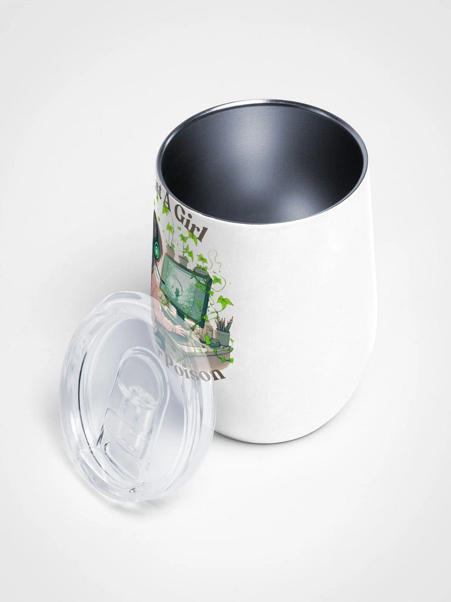 Just a Girl Wine Tumbler product image (3)