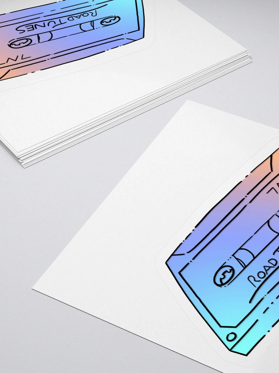 Road Tunes Cassette (Pastels) - Kiss Cut Sticker product image (11)