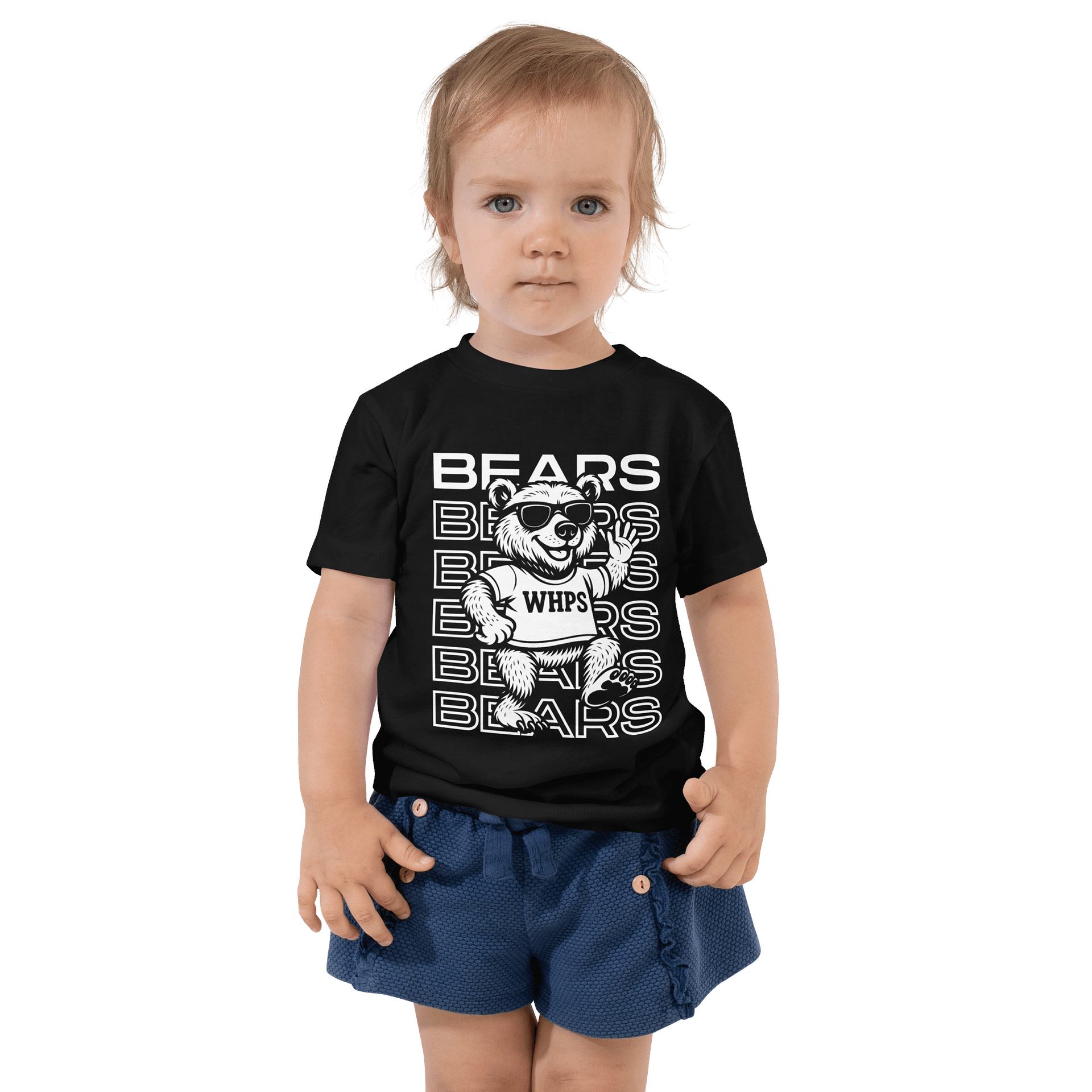 Toddler Bears Tee in Black product image (1)