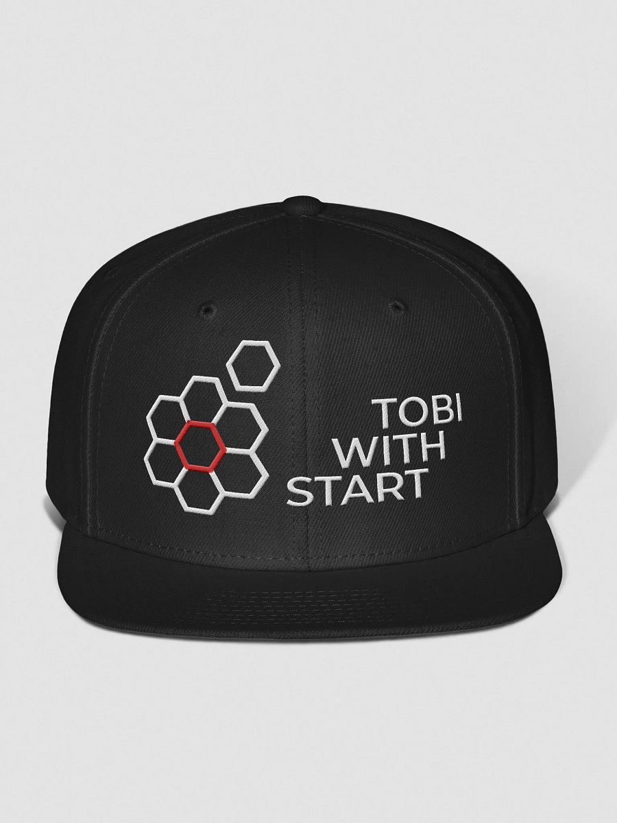 Wool Blend Snapback Cap Black product image (1)