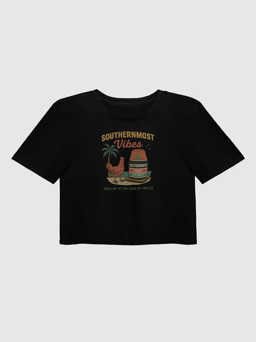 Southernmost Vibes Key West Ladies Crop Top product image (1)
