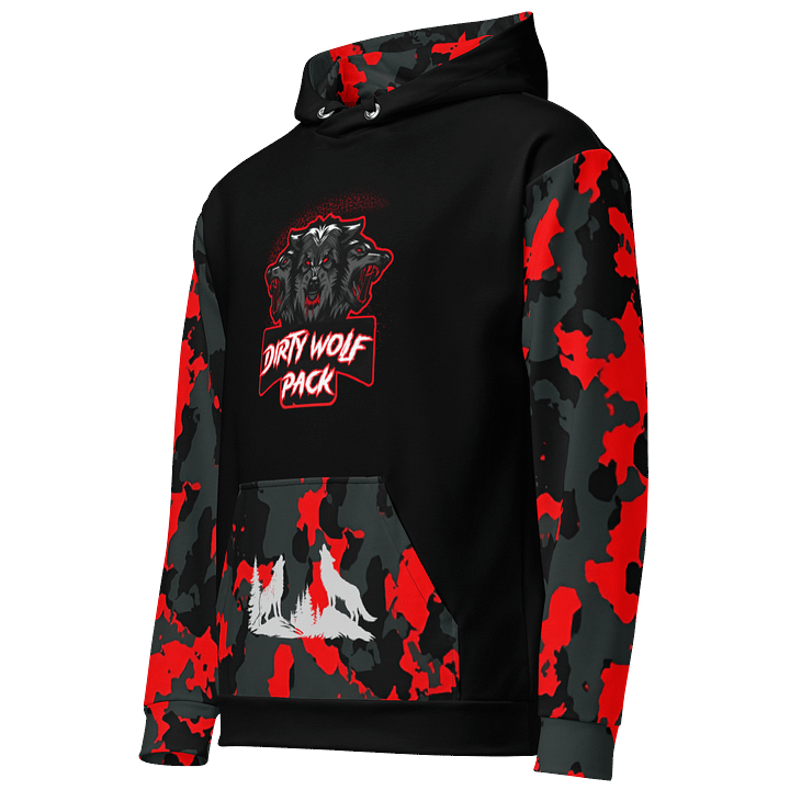 DWP camo hoodie product image (2)