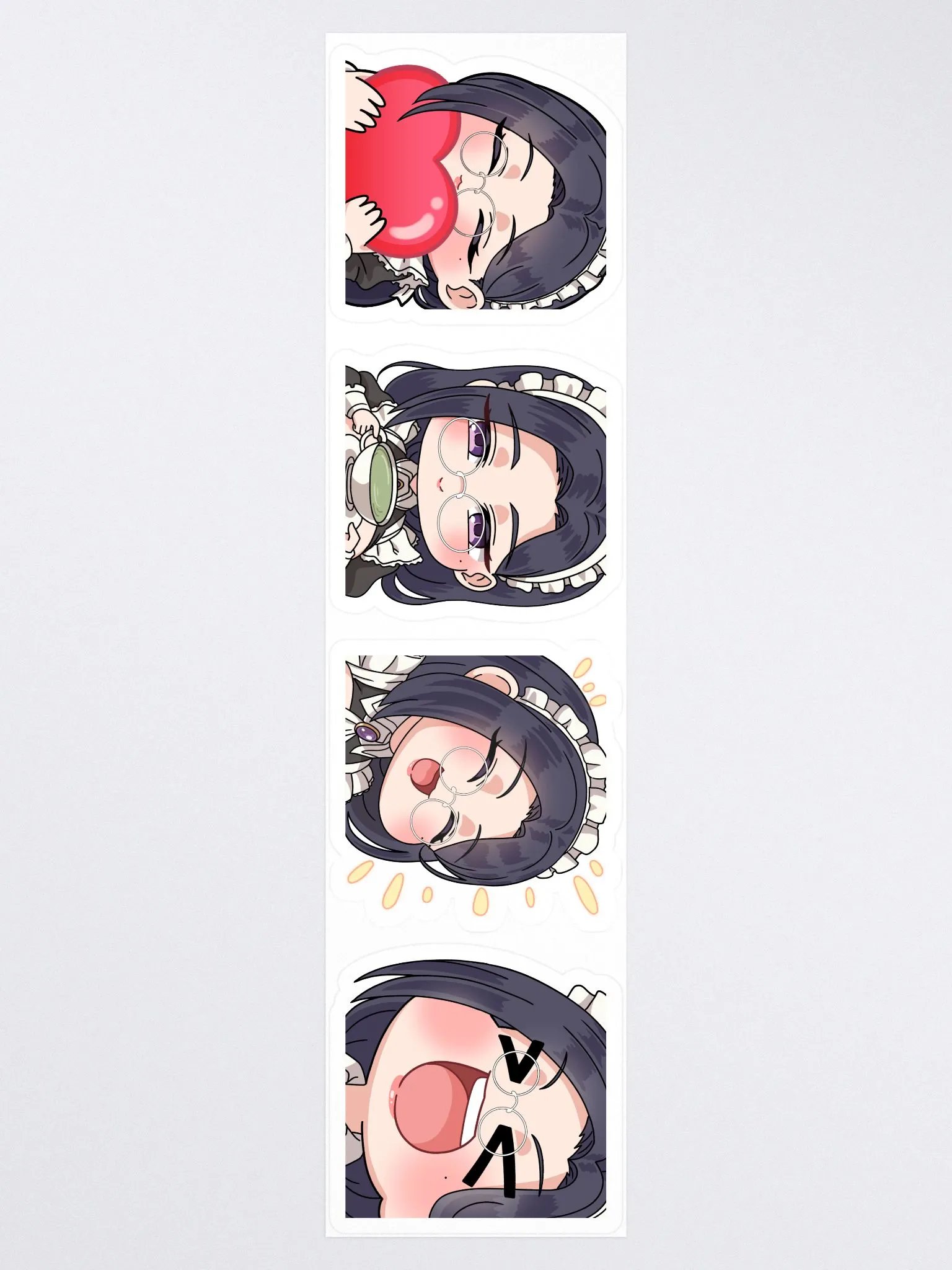 Maid Memoria Chibi Sticker Set A (4-in-1) product image (3)