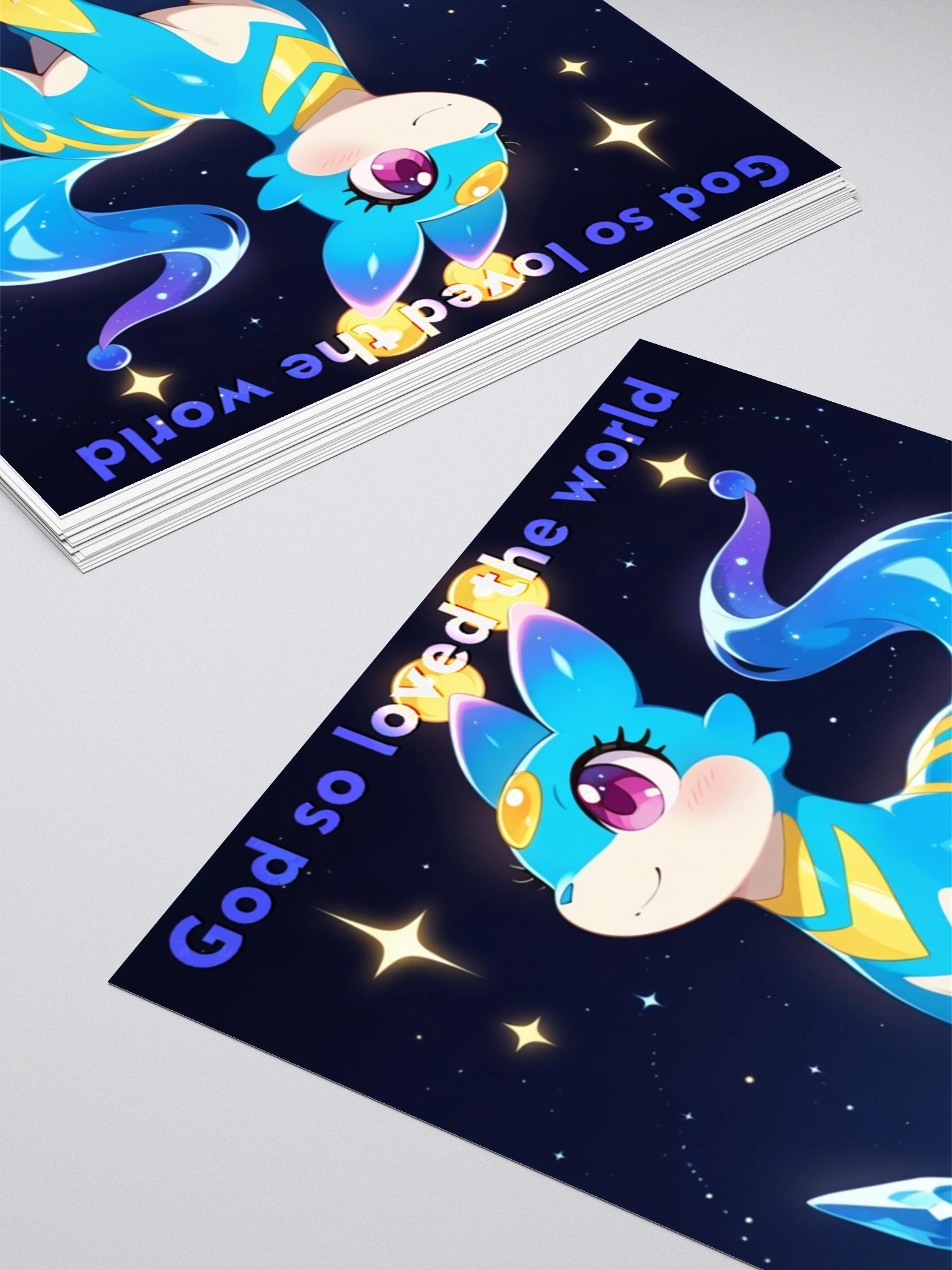 Bible Cuties Elizabeth - God so loved the world Sticker product image (7)